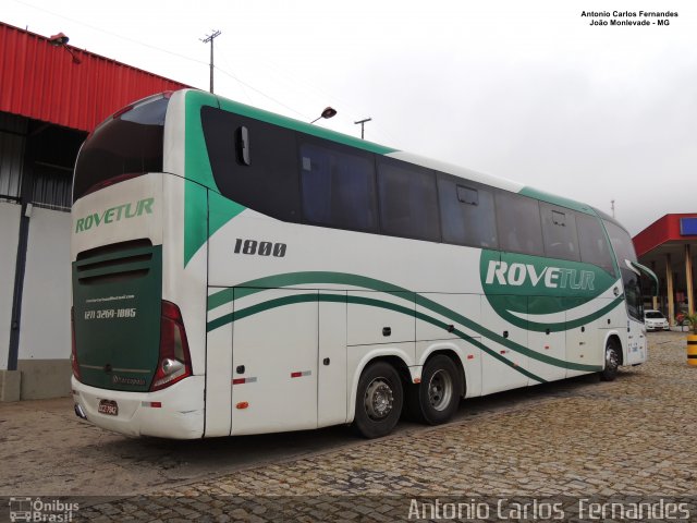 Rovetur Turismo 1800 na cidade de João Monlevade, Minas Gerais, Brasil, por Antonio Carlos Fernandes. Número da foto: #5823036.