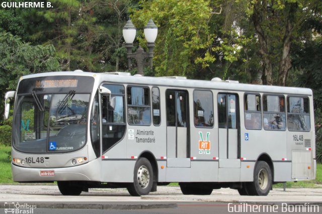 Viação Tamandaré 16L48 na cidade de Curitiba, Paraná, Brasil, por Guilherme Bomfim. Número da foto: #5822170.