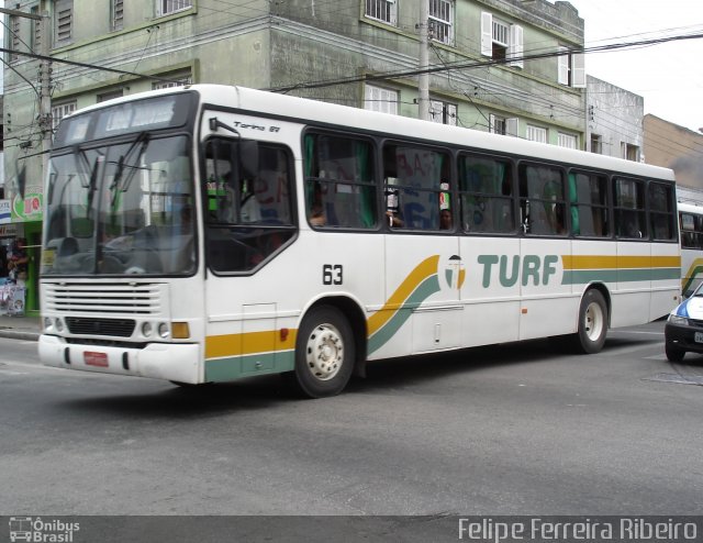 TURF - Transportes Urbanos Rurais Fragata 63 na cidade de Pelotas, Rio Grande do Sul, Brasil, por Felipe Ferreira Ribeiro. Número da foto: #5822291.