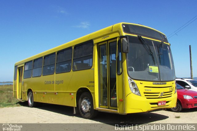 Lagunatur - Laguna Transporte e Turismo 1241 na cidade de Laguna, Santa Catarina, Brasil, por Daniel Espindola Dorneles. ID da foto: 5822674.