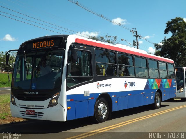 Cattani Sul Transportes e Turismo 61734 na cidade de Pato Branco, Paraná, Brasil, por Rodrigo Augusto  Vignaga. ID da foto: 5824393.