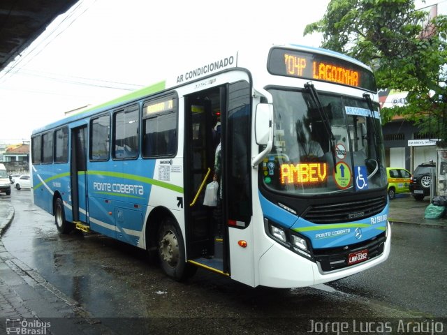 Viação Ponte Coberta RJ 190.081 na cidade de Rio de Janeiro, Rio de Janeiro, Brasil, por Jorge Lucas Araújo. Número da foto: #5824179.