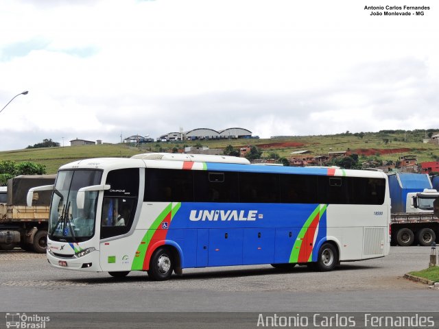 Univale Transportes 18500 na cidade de João Monlevade, Minas Gerais, Brasil, por Antonio Carlos Fernandes. ID da foto: 5824202.