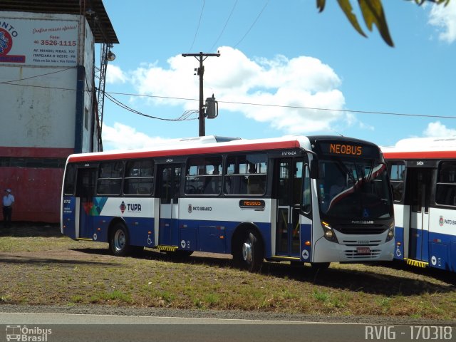 Cattani Sul Transportes e Turismo 61732 na cidade de Pato Branco, Paraná, Brasil, por Rodrigo Augusto  Vignaga. ID da foto: 5824391.