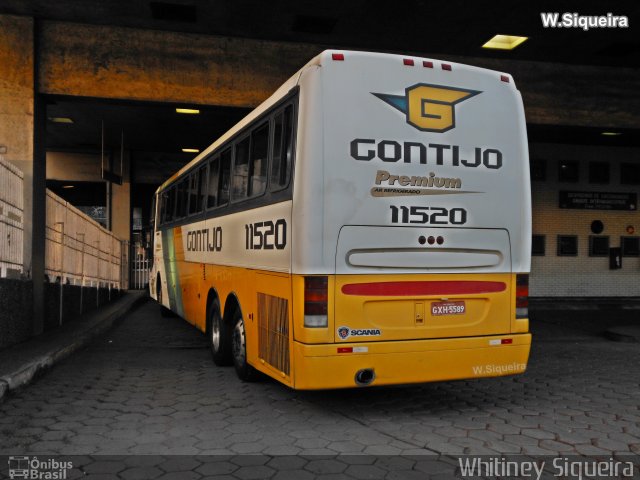 Empresa Gontijo de Transportes 11520 na cidade de Belo Horizonte, Minas Gerais, Brasil, por Whitiney Siqueira. Número da foto: #5824008.