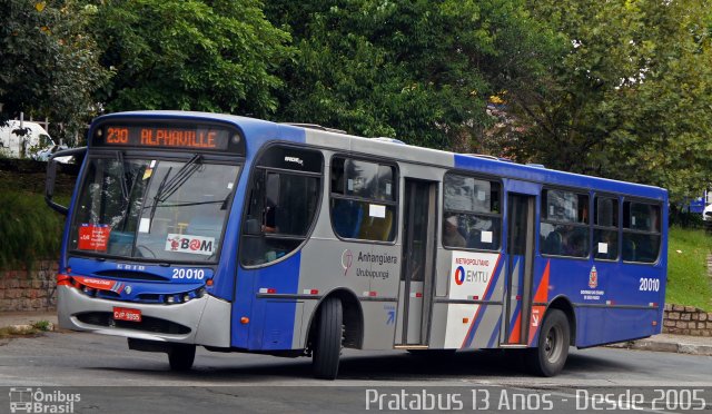 Auto Viação Urubupungá 20.010 na cidade de Osasco, São Paulo, Brasil, por Cristiano Soares da Silva. Número da foto: #5824596.
