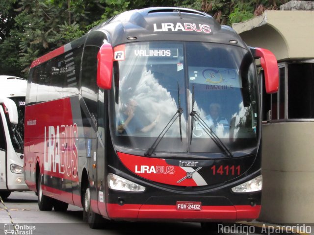 Lirabus 14111 na cidade de São Paulo, São Paulo, Brasil, por Rodrigo  Aparecido. Número da foto: #5824497.