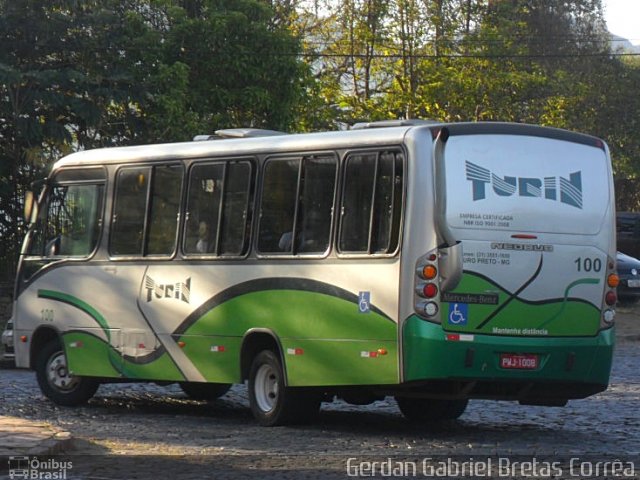 Turin Transportes 100 na cidade de Ouro Preto, Minas Gerais, Brasil, por Gerdan Gabriel Bretas Corrêa. Número da foto: #5828015.