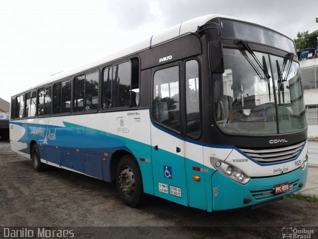 Marlim Azul Turismo 9025 na cidade de Vitória, Espírito Santo, Brasil, por Danilo Moraes. ID da foto: 5827507.