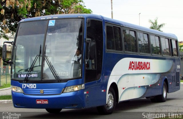 Viação Águia Branca 17490 na cidade de Vitória, Espírito Santo, Brasil, por Saimom  Lima. ID da foto: 5828115.