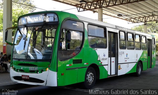 VB Transportes e Turismo 3985 na cidade de Campinas, São Paulo, Brasil, por Matheus Gabriel dos Santos. Número da foto: #5827797.