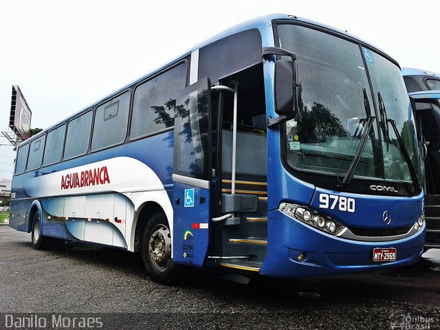 Viação Águia Branca 9780 na cidade de Vitória, Espírito Santo, Brasil, por Danilo Moraes. ID da foto: 5827568.