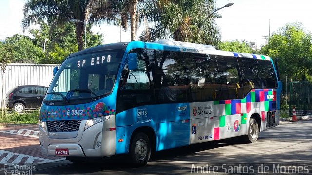 Viação Paratodos > São Jorge > Metropolitana São Paulo > Mobibrasil 6 3842 na cidade de São Paulo, São Paulo, Brasil, por Andre Santos de Moraes. Número da foto: #5830755.