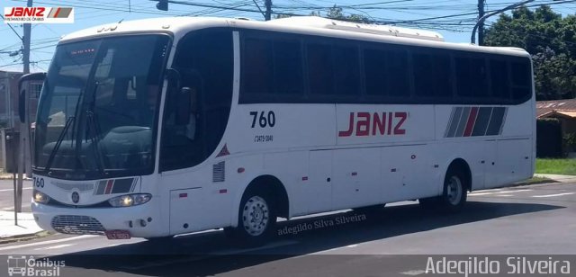 Janiz Transportes 760 na cidade de Canoas, Rio Grande do Sul, Brasil, por Adegildo Silveira. Número da foto: #5830643.