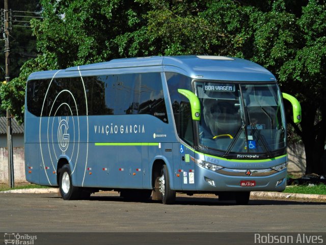 Viação Garcia 8443 na cidade de Paranavaí, Paraná, Brasil, por Robson Alves. Número da foto: #5830498.