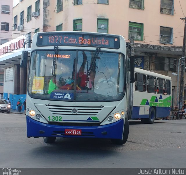 Cidade Alta Transportes 1.302 na cidade de Recife, Pernambuco, Brasil, por José Ailton Neto. Número da foto: #5830517.
