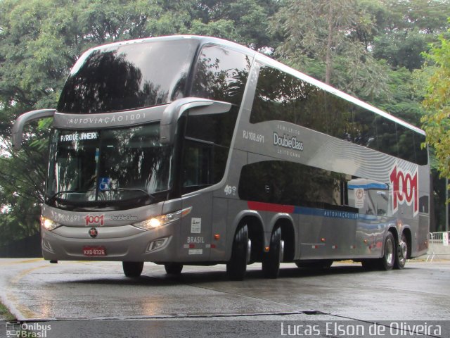 Auto Viação 1001 RJ 108.691 na cidade de São Paulo, São Paulo, Brasil, por Lucas Elson de Oliveira. Número da foto: #5829817.