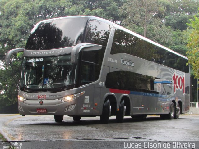 Auto Viação 1001 RJ 108.691 na cidade de São Paulo, São Paulo, Brasil, por Lucas Elson de Oliveira. ID da foto: 5829817.