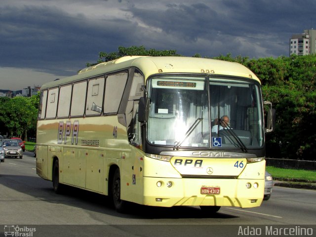 BPA Transportes 46 na cidade de Belo Horizonte, Minas Gerais, Brasil, por Adão Raimundo Marcelino. ID da foto: 5830561.