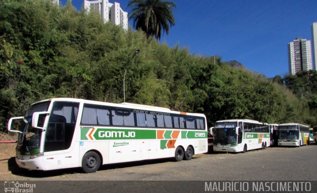 Empresa Gontijo de Transportes 21185 na cidade de Belo Horizonte, Minas Gerais, Brasil, por Maurício Nascimento. ID da foto: 5830610.