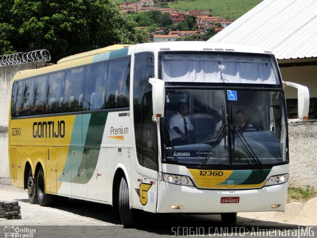 Empresa Gontijo de Transportes 12360 na cidade de Almenara, Minas Gerais, Brasil, por Sérgio Augusto Braga Canuto. ID da foto: 5832162.