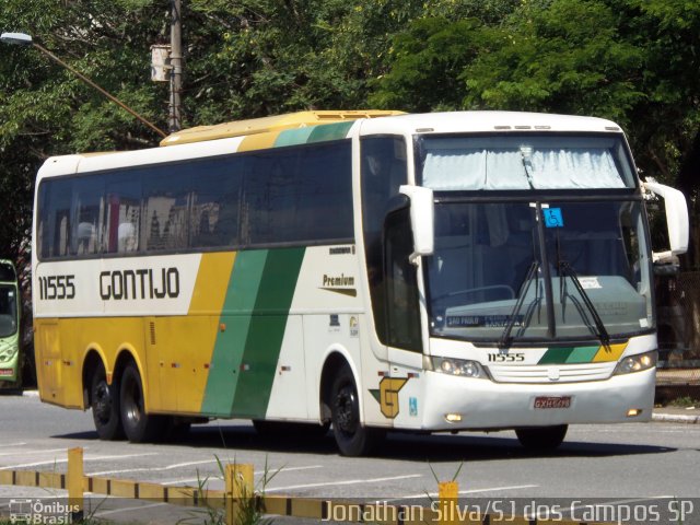 Empresa Gontijo de Transportes 11555 na cidade de São José dos Campos, São Paulo, Brasil, por Jonathan Silva. ID da foto: 5831179.