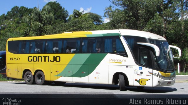 Empresa Gontijo de Transportes 18750 na cidade de Taubaté, São Paulo, Brasil, por Alex Ramos Ribeiro. Número da foto: #5831010.