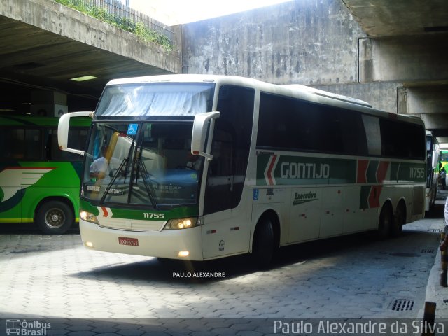 Empresa Gontijo de Transportes 11755 na cidade de Belo Horizonte, Minas Gerais, Brasil, por Paulo Alexandre da Silva. ID da foto: 5831459.