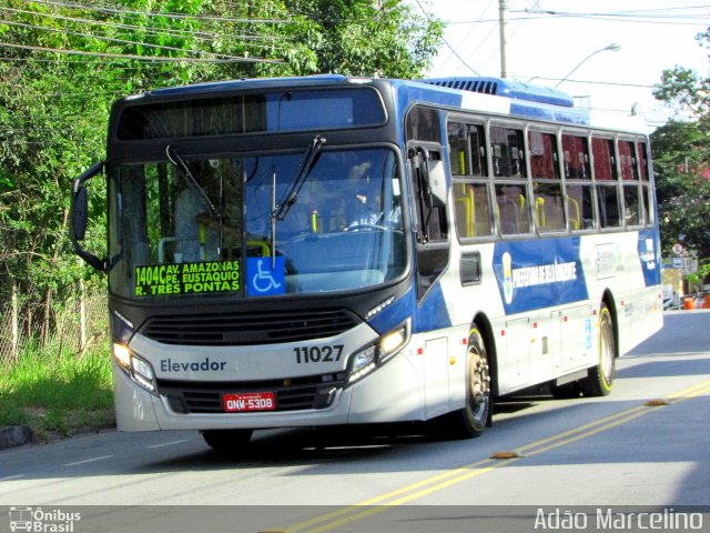 São Dimas Transportes 11027 na cidade de Belo Horizonte, Minas Gerais, Brasil, por Adão Raimundo Marcelino. Número da foto: #5832423.