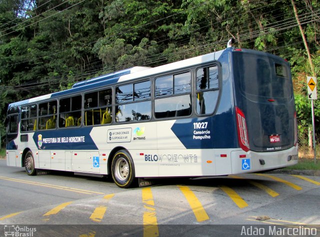 São Dimas Transportes 11027 na cidade de Belo Horizonte, Minas Gerais, Brasil, por Adão Raimundo Marcelino. ID da foto: 5832430.