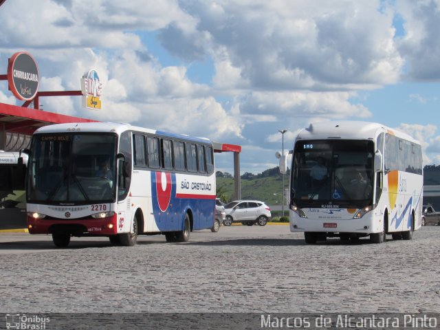 Viação São Cristóvão 2270 na cidade de Perdões, Minas Gerais, Brasil, por Marcos de Alcantara Pinto. Número da foto: #5833651.