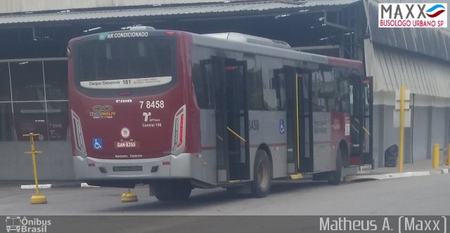 Transwolff Transportes e Turismo 7 8458 na cidade de São Paulo, São Paulo, Brasil, por Matheus Ariel. Número da foto: #5833501.