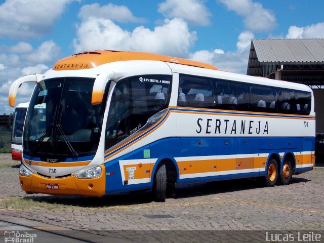Viação Sertaneja 730 na cidade de Lavras, Minas Gerais, Brasil, por Lucas Leite. Número da foto: #5834995.