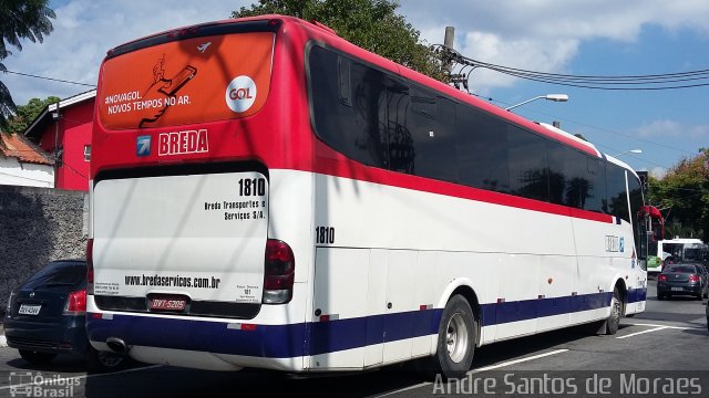 Breda Transportes e Serviços 1810 na cidade de São Paulo, São Paulo, Brasil, por Andre Santos de Moraes. Número da foto: #5833416.