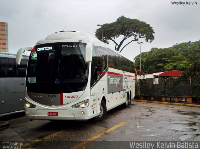 Transpen Transporte Coletivo e Encomendas 45000 na cidade de Sorocaba, São Paulo, Brasil, por Weslley Kelvin Batista. Número da foto: #5835911.