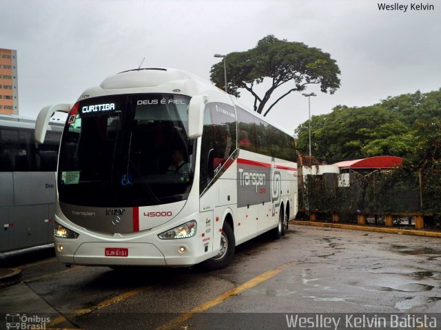 Transpen Transporte Coletivo e Encomendas 45000 na cidade de Sorocaba, São Paulo, Brasil, por Weslley Kelvin Batista. ID da foto: 5835911.