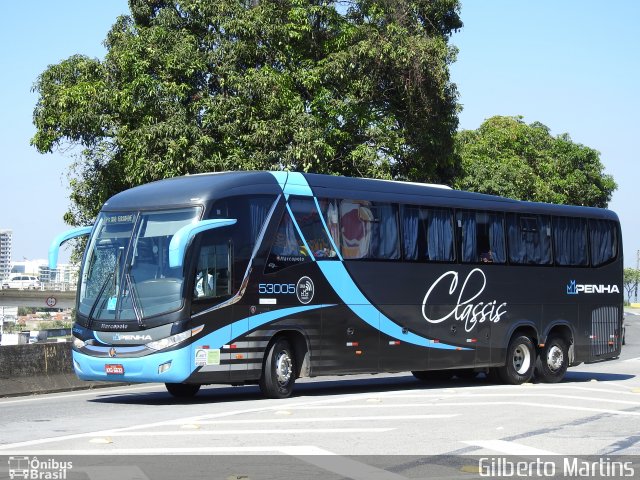 Empresa de Ônibus Nossa Senhora da Penha 53005 na cidade de Resende, Rio de Janeiro, Brasil, por Gilberto Martins. Número da foto: #5837278.