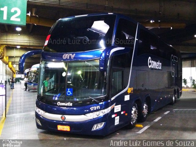 Viação Cometa 17311 na cidade de São Paulo, São Paulo, Brasil, por André Luiz Gomes de Souza. Número da foto: #5836777.