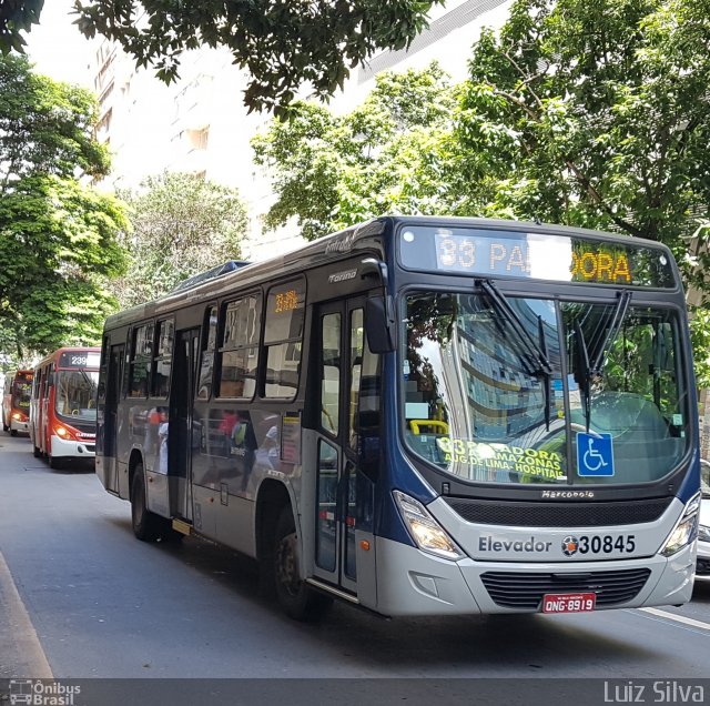 Coletivos São Lucas 30845 na cidade de Belo Horizonte, Minas Gerais, Brasil, por Luiz Silva. Número da foto: #5835485.