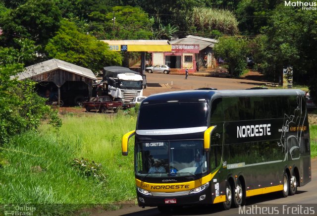 Expresso Nordeste 5447 na cidade de Nova Tebas, Paraná, Brasil, por Matheus Freitas. ID da foto: 5835319.