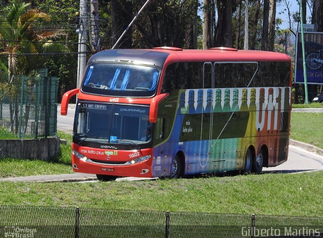 UTIL - União Transporte Interestadual de Luxo 11502 na cidade de Resende, Rio de Janeiro, Brasil, por Gilberto Martins. Número da foto: #5837323.