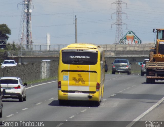 Viação Itapemirim 5813 na cidade de Sumaré, São Paulo, Brasil, por Sérgio de Sousa Elias. ID da foto: 5839287.