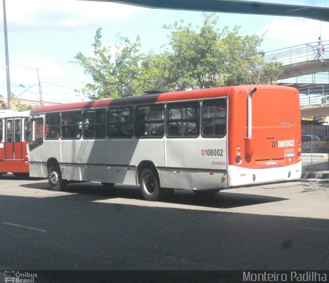 Rondônia Transportes 0108002 na cidade de Manaus, Amazonas, Brasil, por Monteiro Padilha. ID da foto: 5838247.