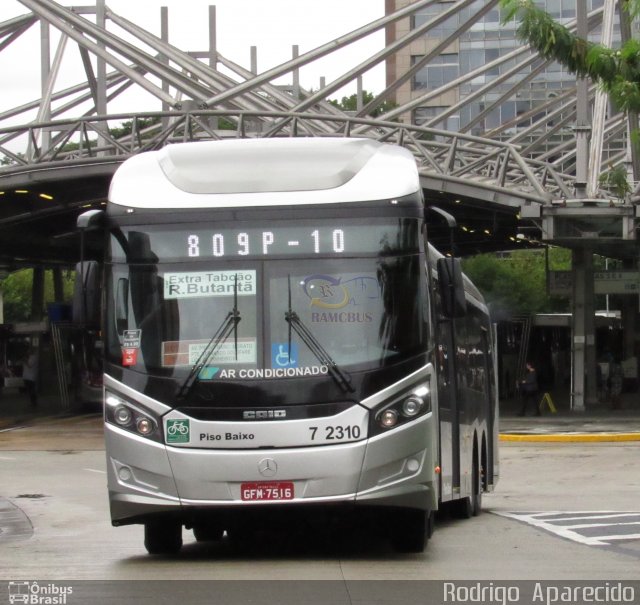 Viação Campo Belo 7 2310 na cidade de São Paulo, São Paulo, Brasil, por Rodrigo  Aparecido. Número da foto: #5838985.