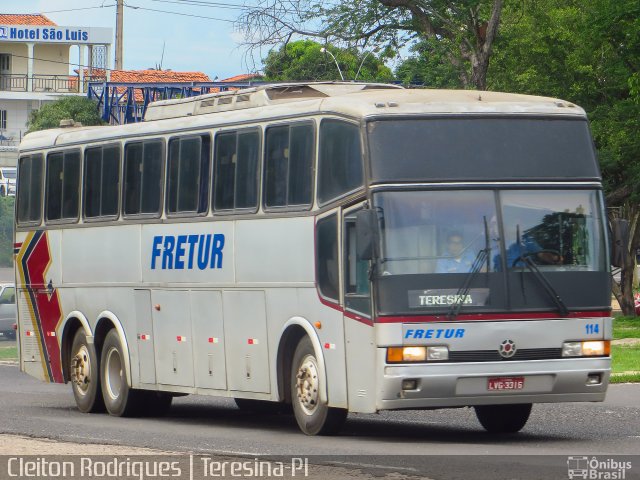 Fretur Transportes e Turismo 114 na cidade de Teresina, Piauí, Brasil, por Cleiton Rodrigues. Número da foto: #5839390.