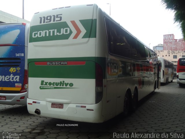 Empresa Gontijo de Transportes 11915 na cidade de Belo Horizonte, Minas Gerais, Brasil, por Paulo Alexandre da Silva. ID da foto: 5839086.