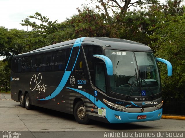Empresa de Ônibus Nossa Senhora da Penha 53011 na cidade de São Paulo, São Paulo, Brasil, por André Luiz Gomes de Souza. Número da foto: #5840706.