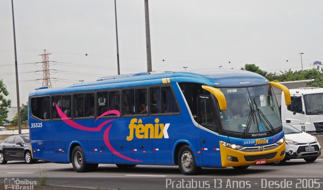 Rápido Expresso Fênix Viação 35525 na cidade de São Paulo, São Paulo, Brasil, por Cristiano Soares da Silva. ID da foto: 5841234.