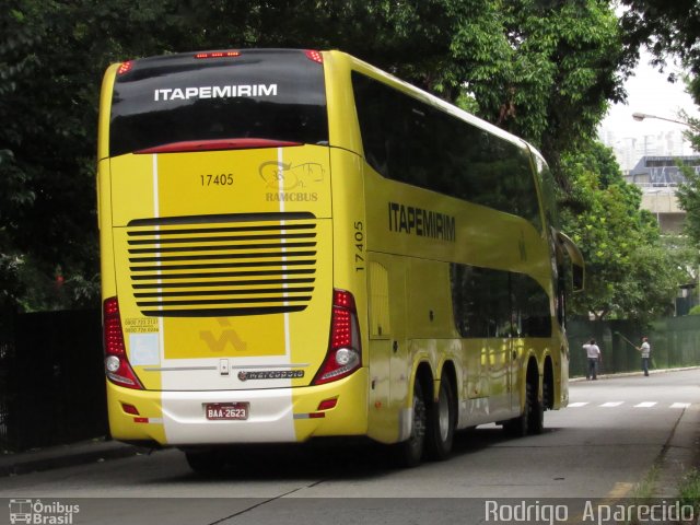 Viação Itapemirim 17405 na cidade de São Paulo, São Paulo, Brasil, por Rodrigo  Aparecido. Número da foto: #5840929.