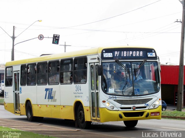 TIL Transportes Coletivos 564 na cidade de Londrina, Paraná, Brasil, por Lucas Oliveira . ID da foto: 5841181.